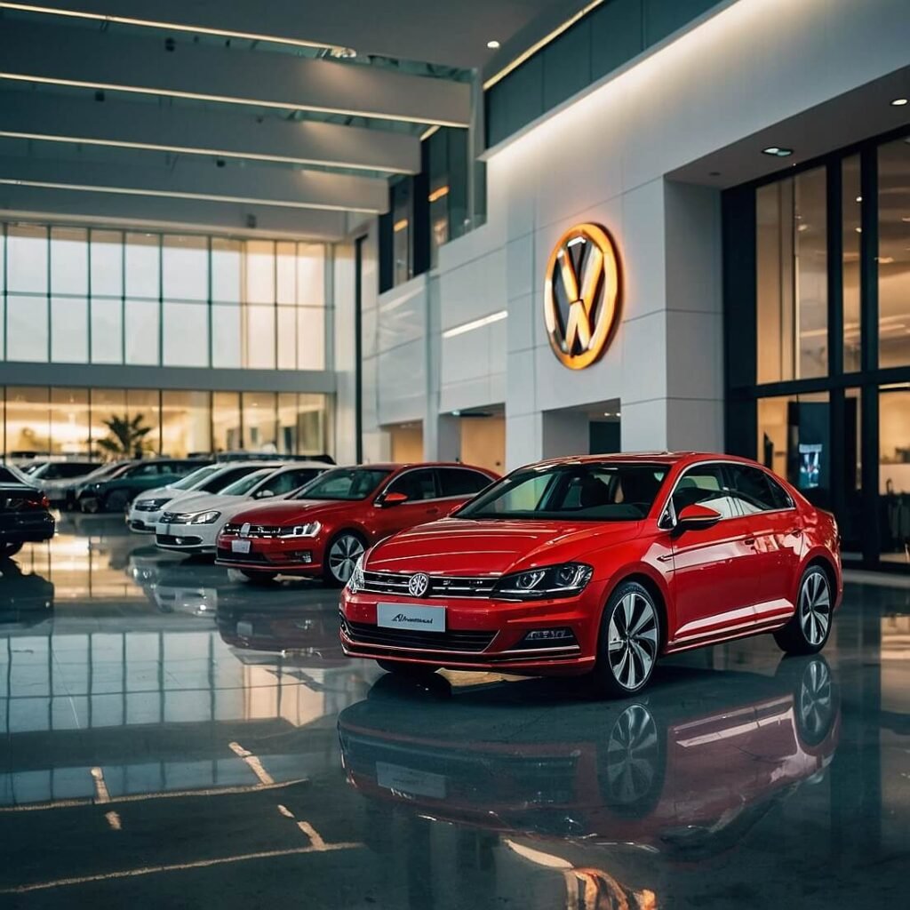 A_bustling_Volkswagen_dealership